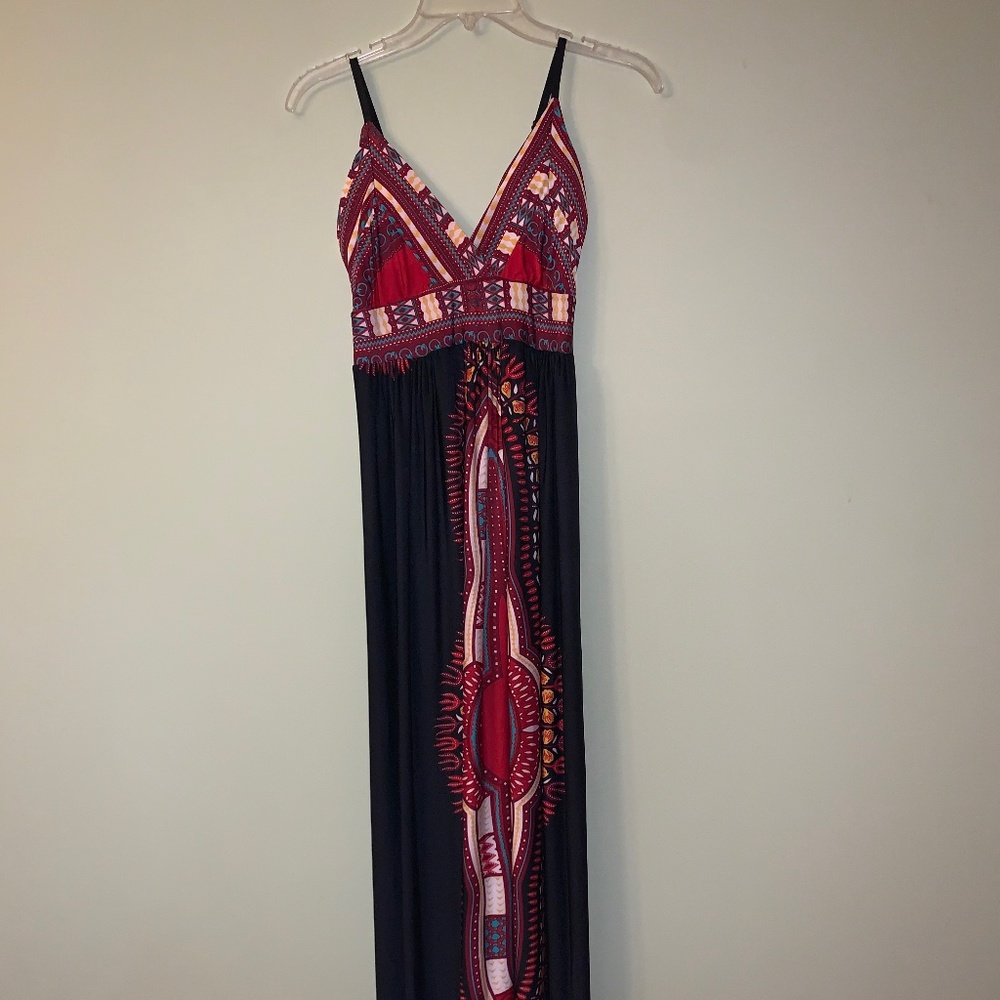 Beautiful Pattern Summer Maternity Maxi Dress